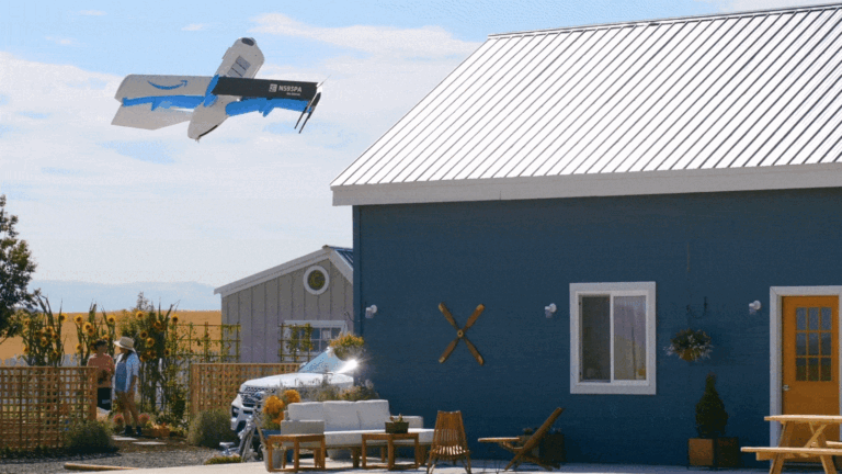 Read more about the article Amazon’s Flying Couriers: Prime Air Drones Are the Next Big Thing in Delivery